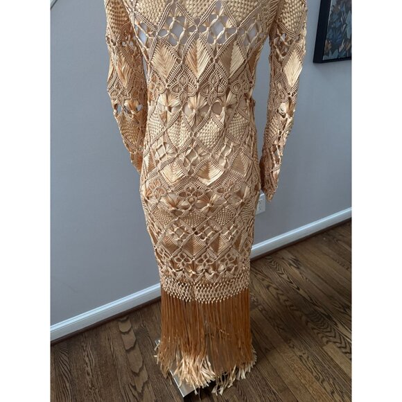 Zimmermann Kaleidoscope Macrame Maxi Dress Size 0 - Picture 7 of 11